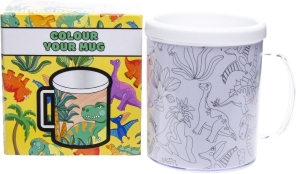 Pokoloruj swój kubek - dinozaury